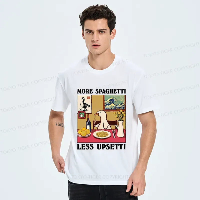 Kyoto-Lion More Spaghetti Less Upsetti Goose Classic T-Shirt