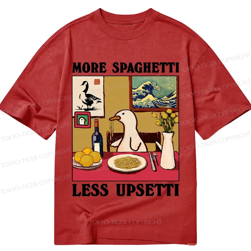 Kyoto-Lion More Spaghetti Less Upsetti Goose Classic T-Shirt