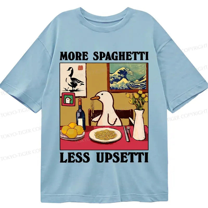 Funny Goose Spaghetti Cotton Tee for Men