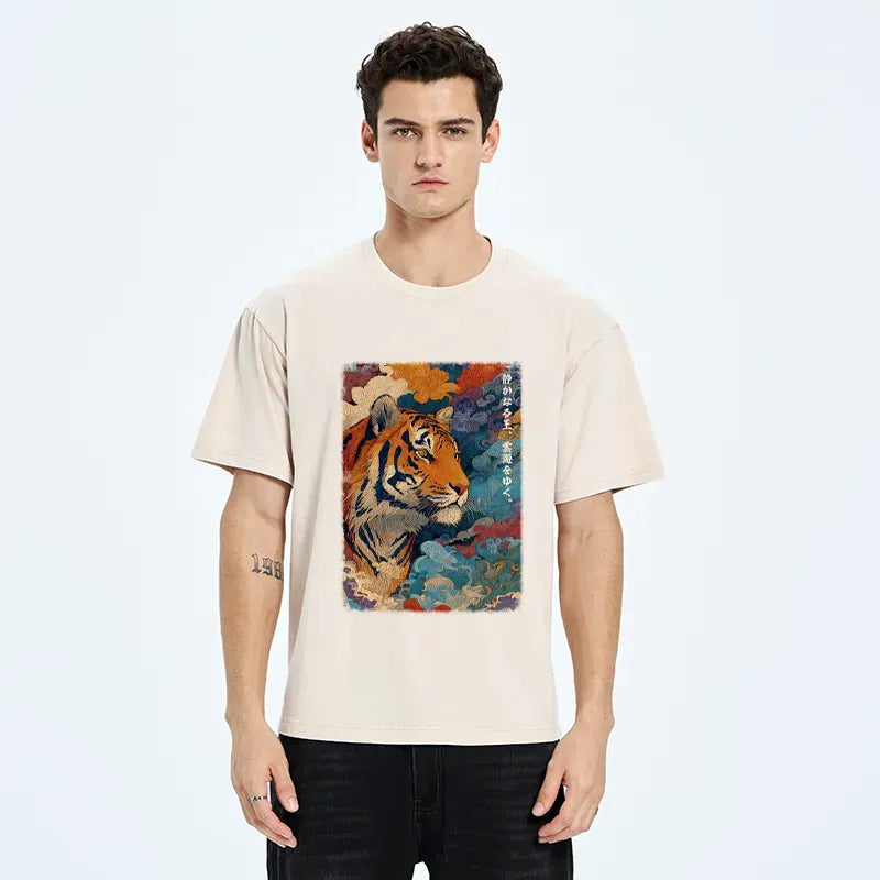 Cloud Sea Tiger Tee On Sale