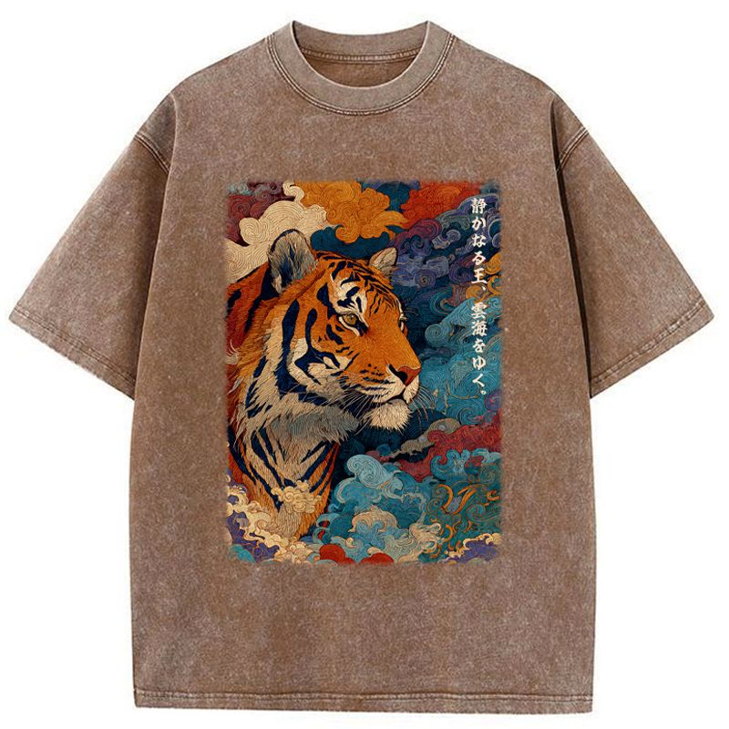 Japanese Tiger Washed T-Shirt