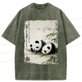 Vintage Kyoto-Lion Panda T-Shirt Gift Idea