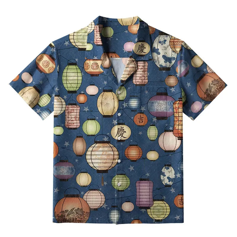 Vintage Ukiyo-e Hawaiian Shirt for Summer