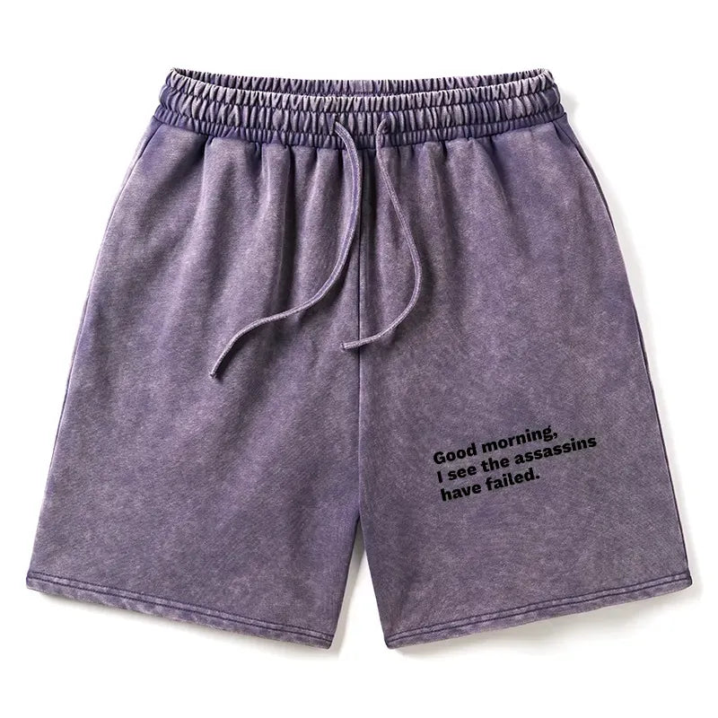 Vintage Ukiyo-e Style Shorts for Men