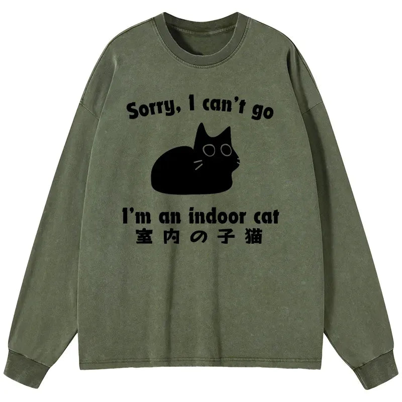 Japanese vintage washed long sleeve tee
