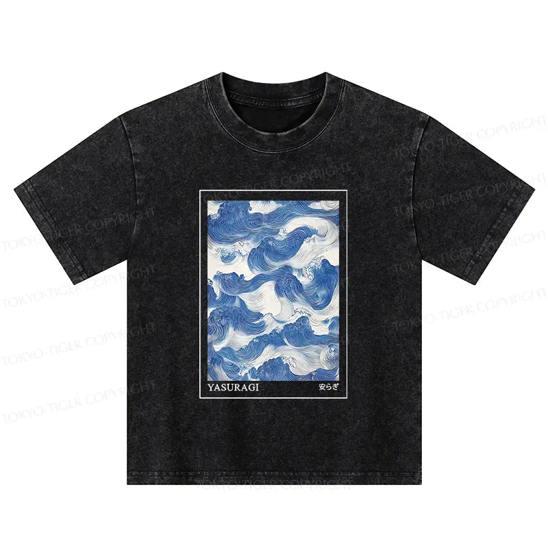 Vintage Ukiyo-e Style Kids T-Shirt for Summer