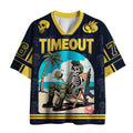 Kyoto-Lion Time Out Skull Mesh Jersey