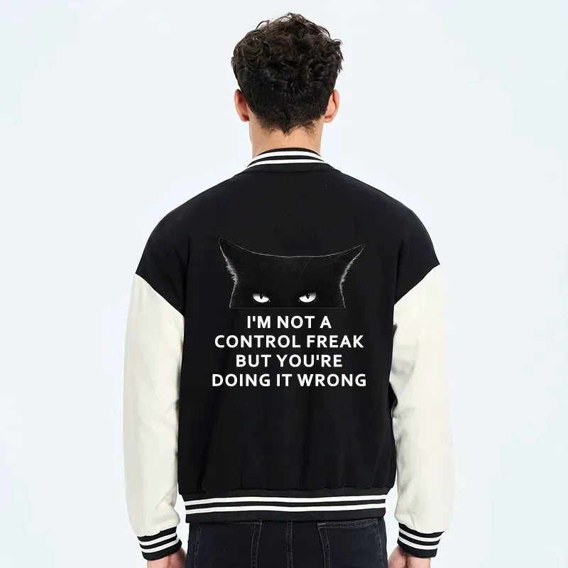 Kyoto Lion Funny Varsity Jacket
