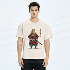 Washed Capybara Samurai Tee for Daily Wear