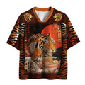 Japanese Tiger Ramen Mesh Jersey for Daily Wear