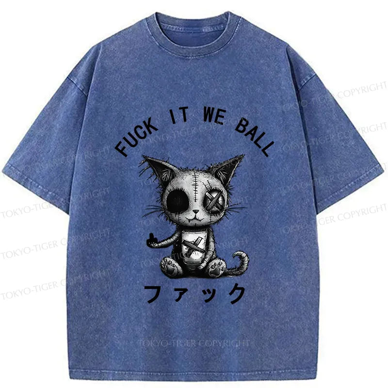 Unisex cotton t-shirt with Japanese lion design