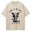 Kyoto-Lion Fck It We Ball Washed T-Shirt