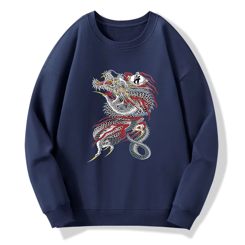 Vintage ukiyo-e sweatshirt daily wear