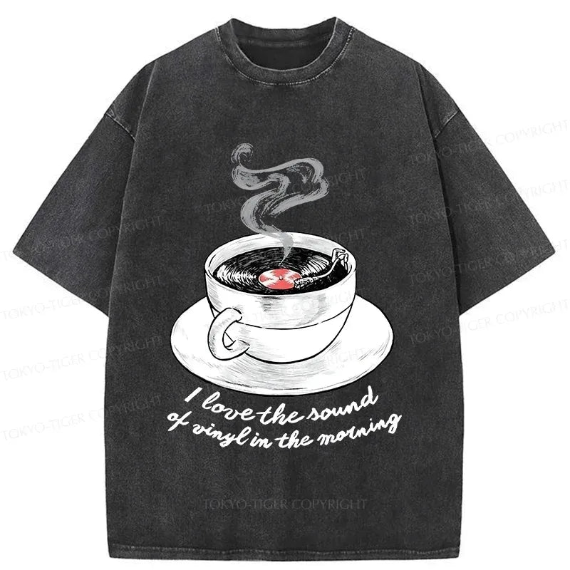 Kyoto-Lion Coffee Records Washed T-Shirt