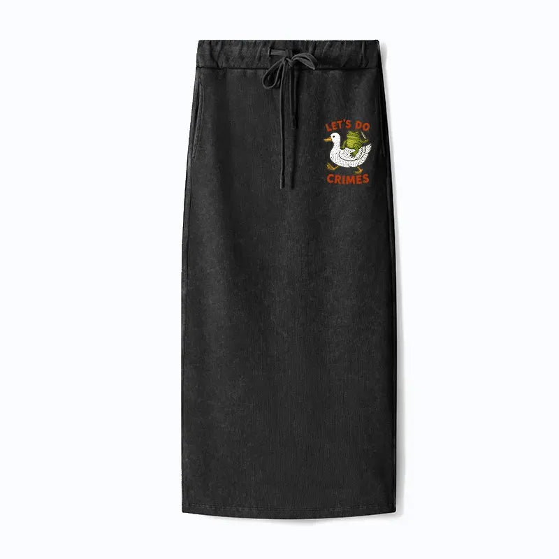 Japanese Frog Skirt for City Walk