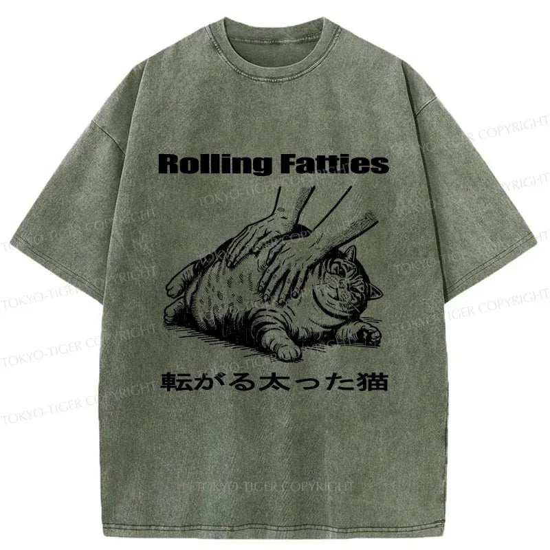 Comfortable Japanese Cat T-Shirt for Summer
