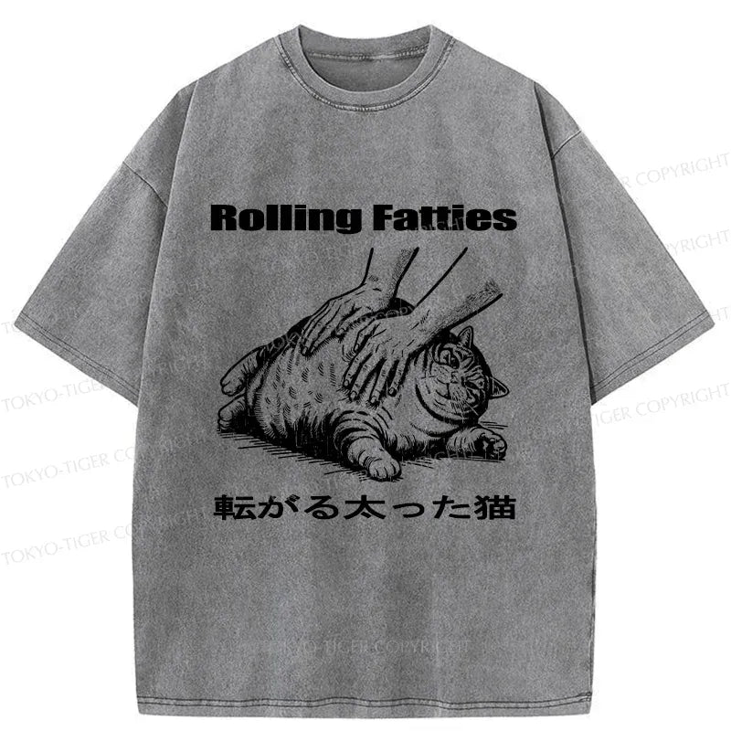 Japanese Fat Cat Washed T-Shirt