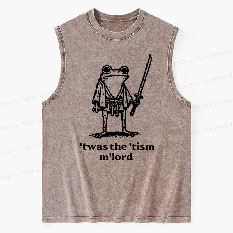 Japanese Samurai Frog Tank Top