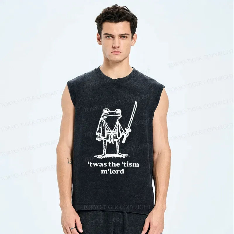 Kyoto Lion Washed Tank for Gift