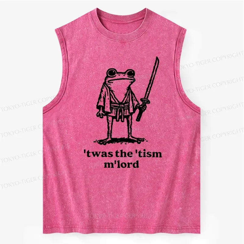 Kyoto-Lion Focused Samurai Frog Washed Tank