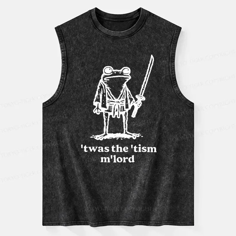 Kyoto-Lion Focused Samurai Frog Washed Tank