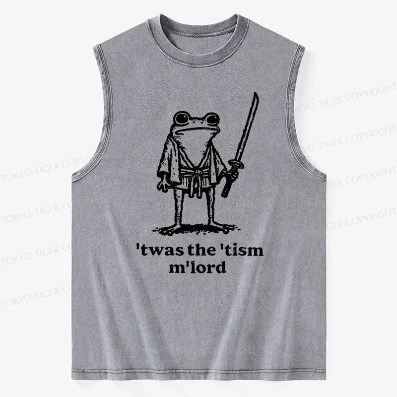 Japanese Samurai Frog Tank Top