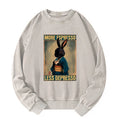 Trending Rabbit Washed Sweatshirt for Anime Convention