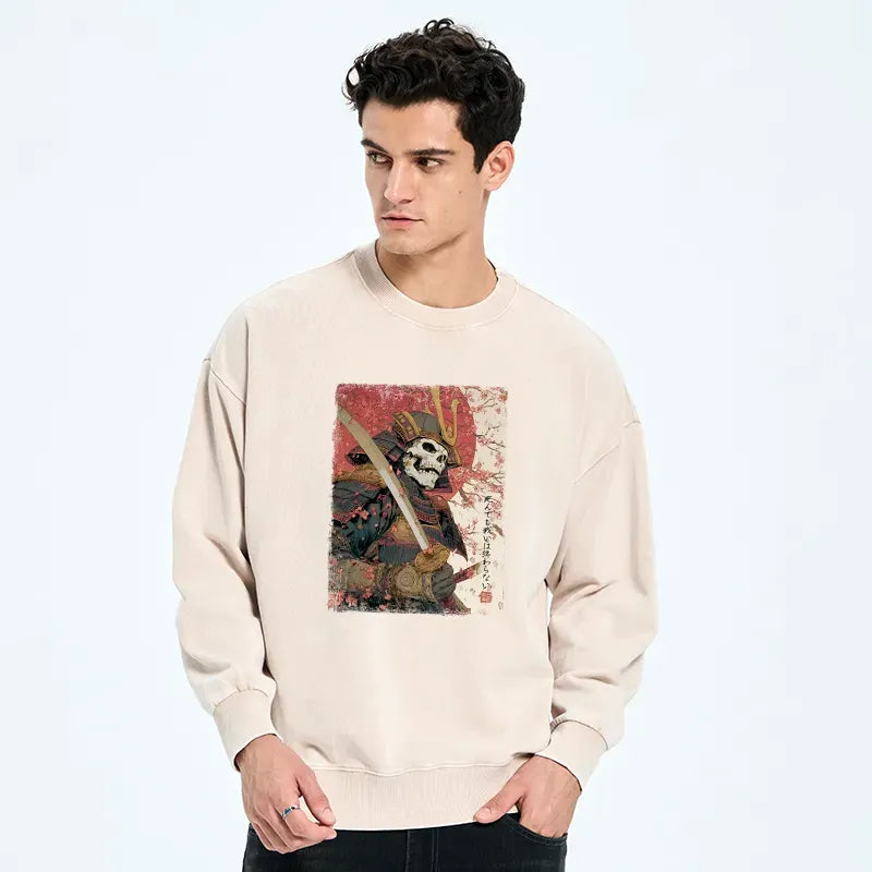 Washed Unisex Sweatshirt for Spring Vacation