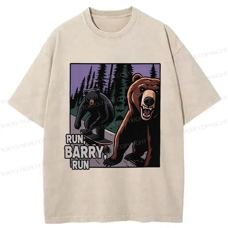 kyoto lion funny bear skateboard t-shirt
