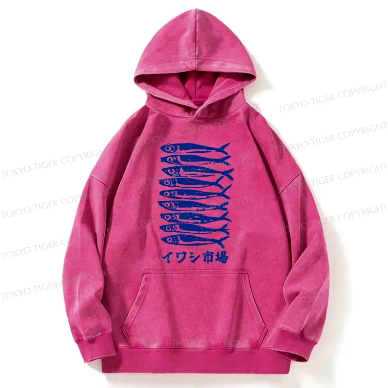 Unisex hoodie with Japanese culture trend