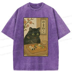 Vintage Washed Cat Tee on Sale