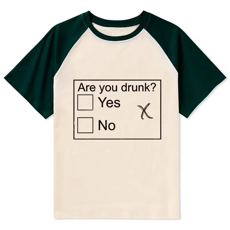 Funny Drunk Checkbox Shirt for Casual Weekend