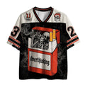 Trendy Skeleton Mesh Jersey for Fitness