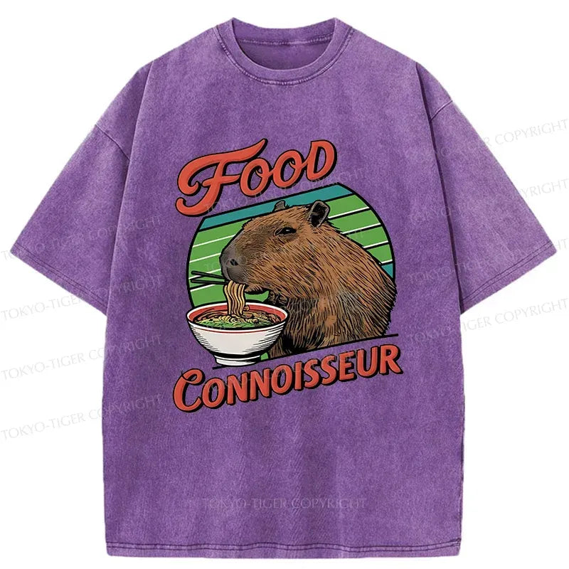 Kyoto-Lion Gourmet Connoisseur Washed T-Shirt