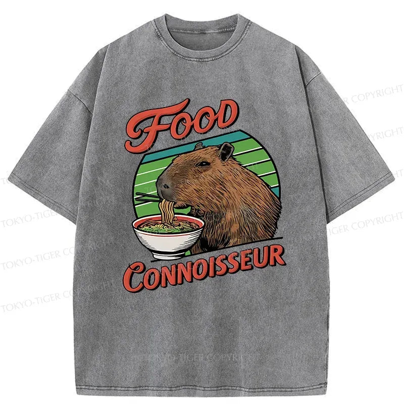 Japanese Vintage Washed T-Shirt for Streetwear