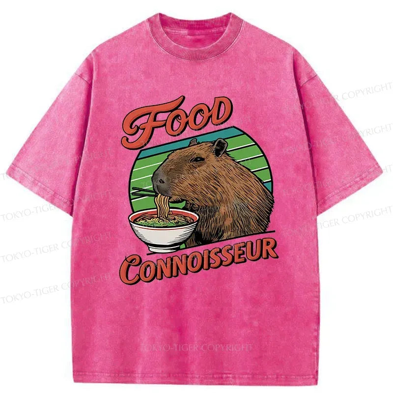 Kyoto-Lion Gourmet Connoisseur Washed T-Shirt