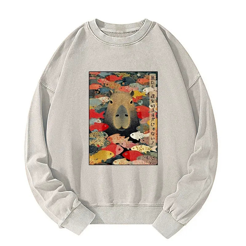 Best Seller Kyoto Lion Washed Sweatshirt