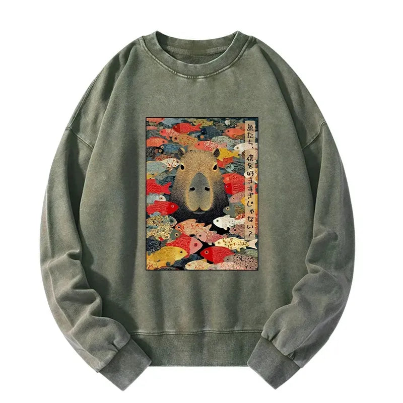 Best Seller Kyoto Lion Washed Sweatshirt