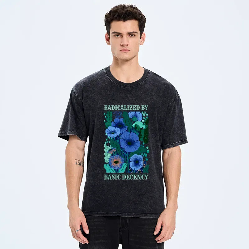 Kyoto-Lion Pure Radicalism Washed T-Shirt