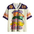 Kyoto-Lion Team Luck Stacked Floral Rabbits Mesh Jersey