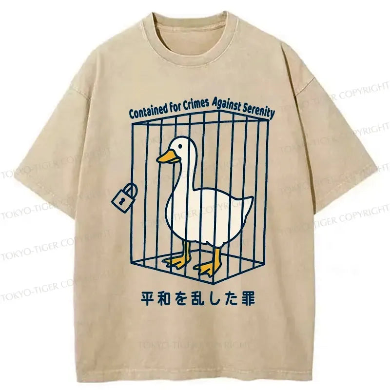 Japanese vintage washed t-shirt for men