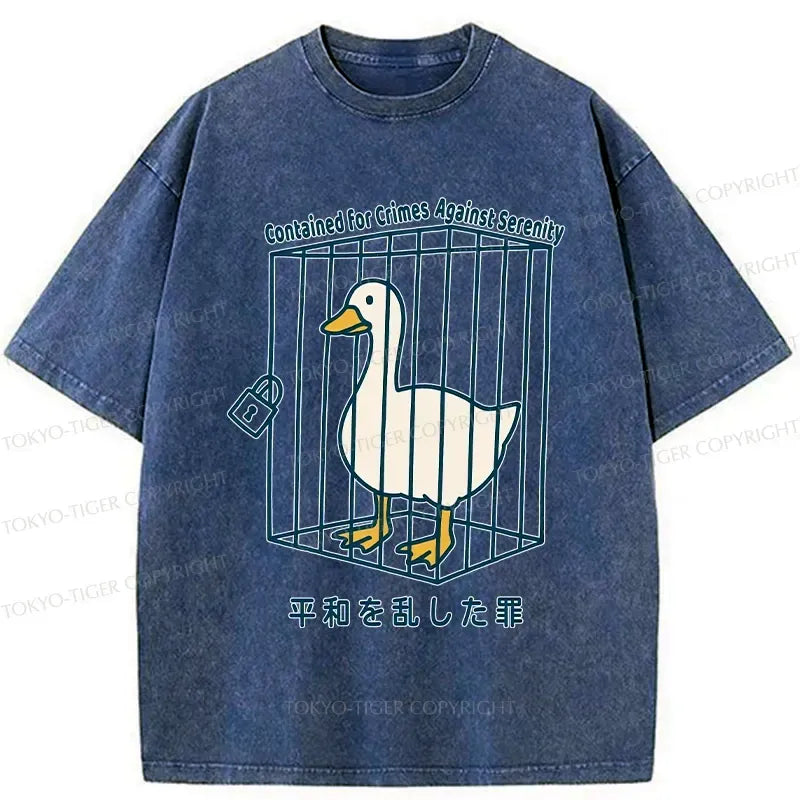 Japanese vintage washed t-shirt for men