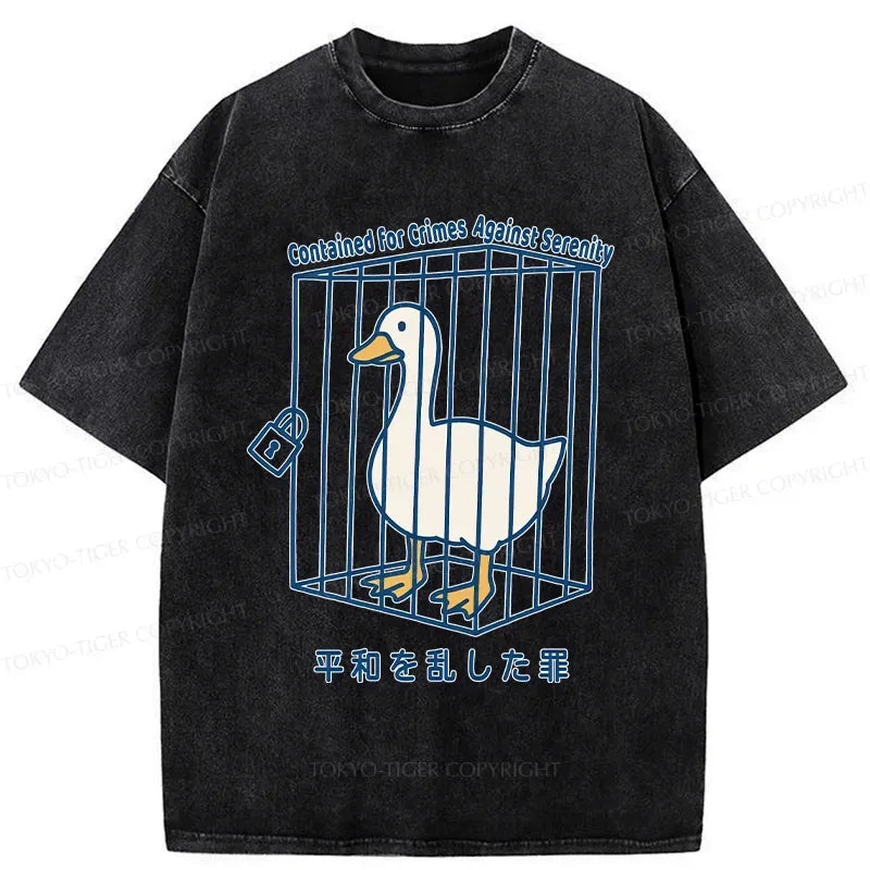 Japanese vintage washed t-shirt for men