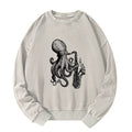 Vintage Washed Sweatshirt for Daily Wear