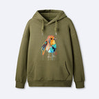 Kyoto-Lion Sparkly Wild Bird Classic Hoodie