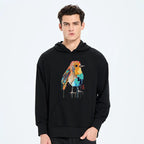 Kyoto-Lion Sparkly Wild Bird Classic Hoodie