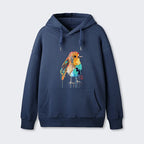 Kyoto-Lion Sparkly Wild Bird Classic Hoodie