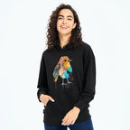 Kyoto-Lion Sparkly Wild Bird Classic Hoodie