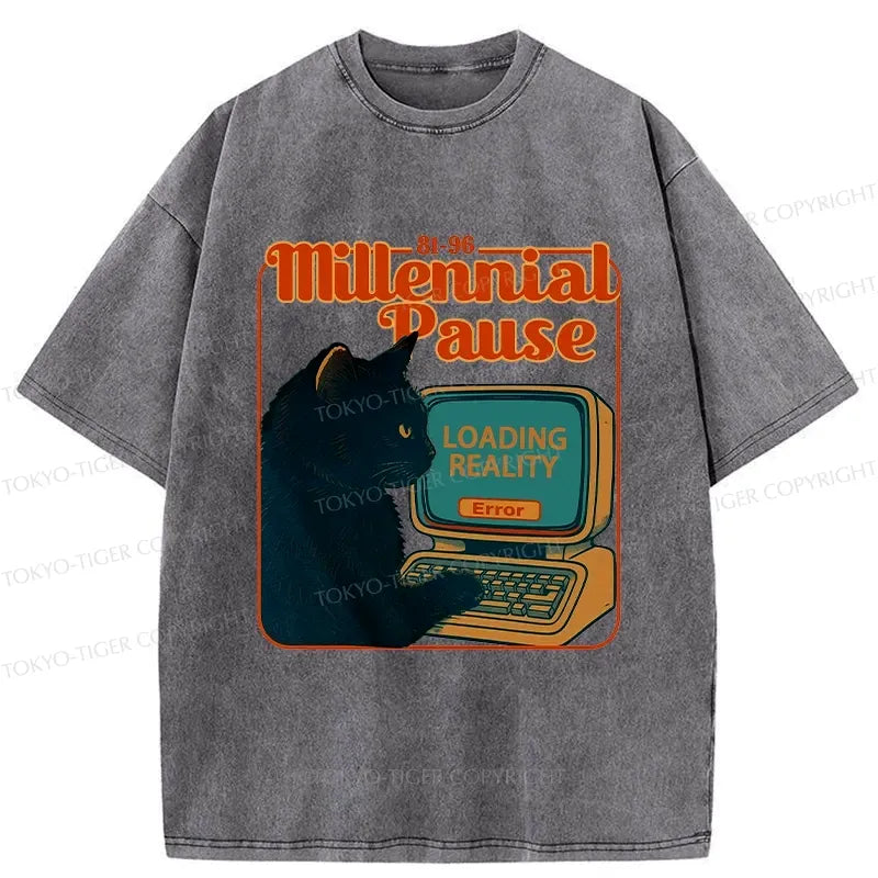 Japanese Washed T-Shirt for Summer