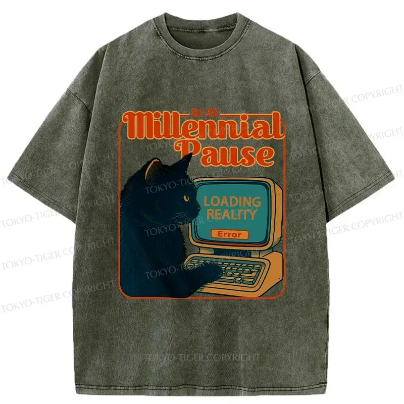 Japanese Washed T-Shirt for Summer